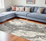 7' X 9' Ivory Shag Area Rug - Homeroots - Flyclothing LLC