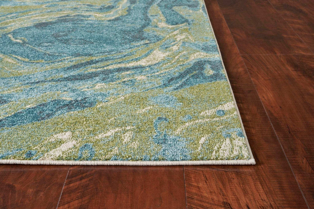 3' X 5' Multicoloured Abstract Shag Area Rug - Homeroots - Flyclothing LLC