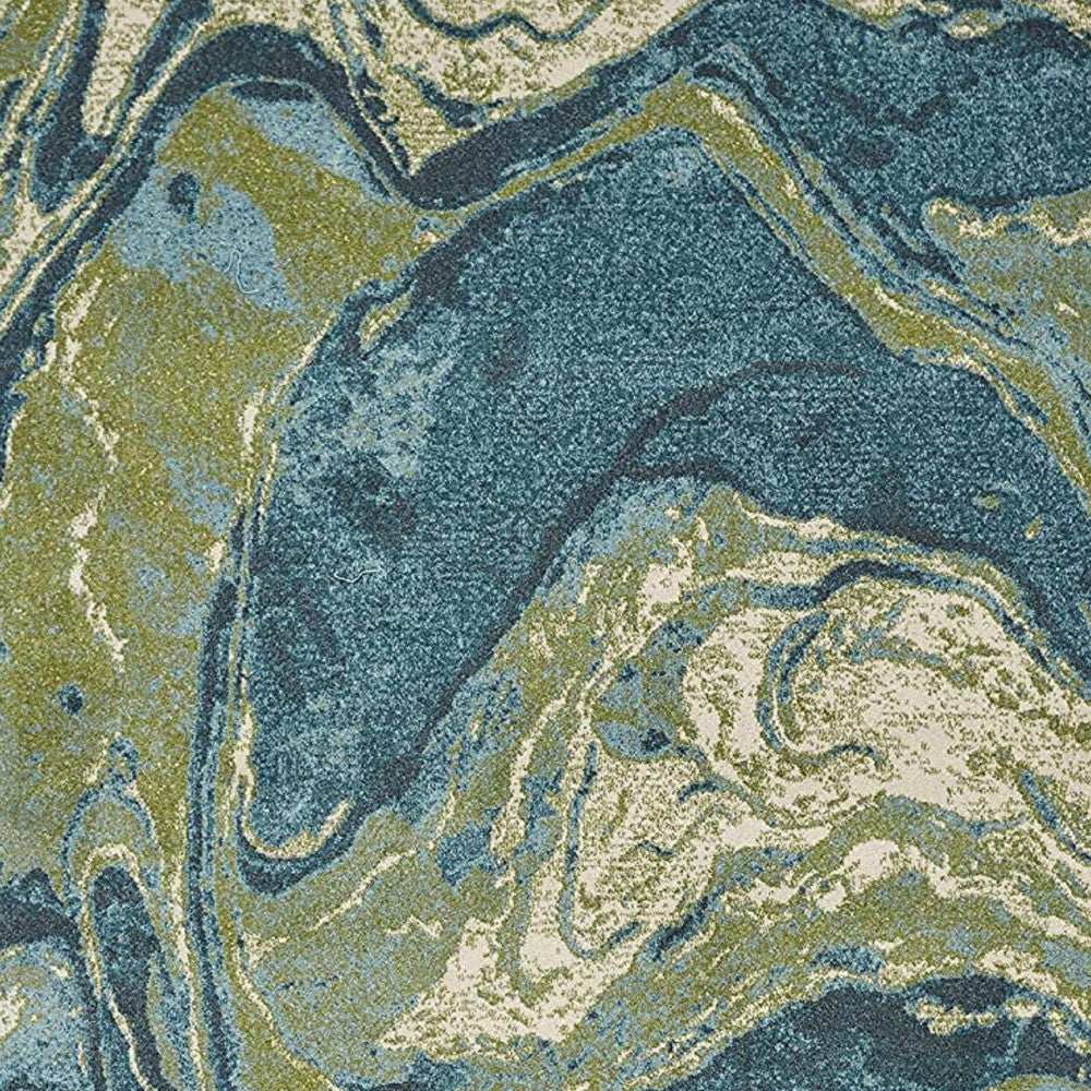 3' X 5' Multicoloured Abstract Shag Area Rug - Homeroots - Flyclothing LLC