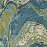 3' X 5' Multicoloured Abstract Shag Area Rug - Homeroots - Flyclothing LLC