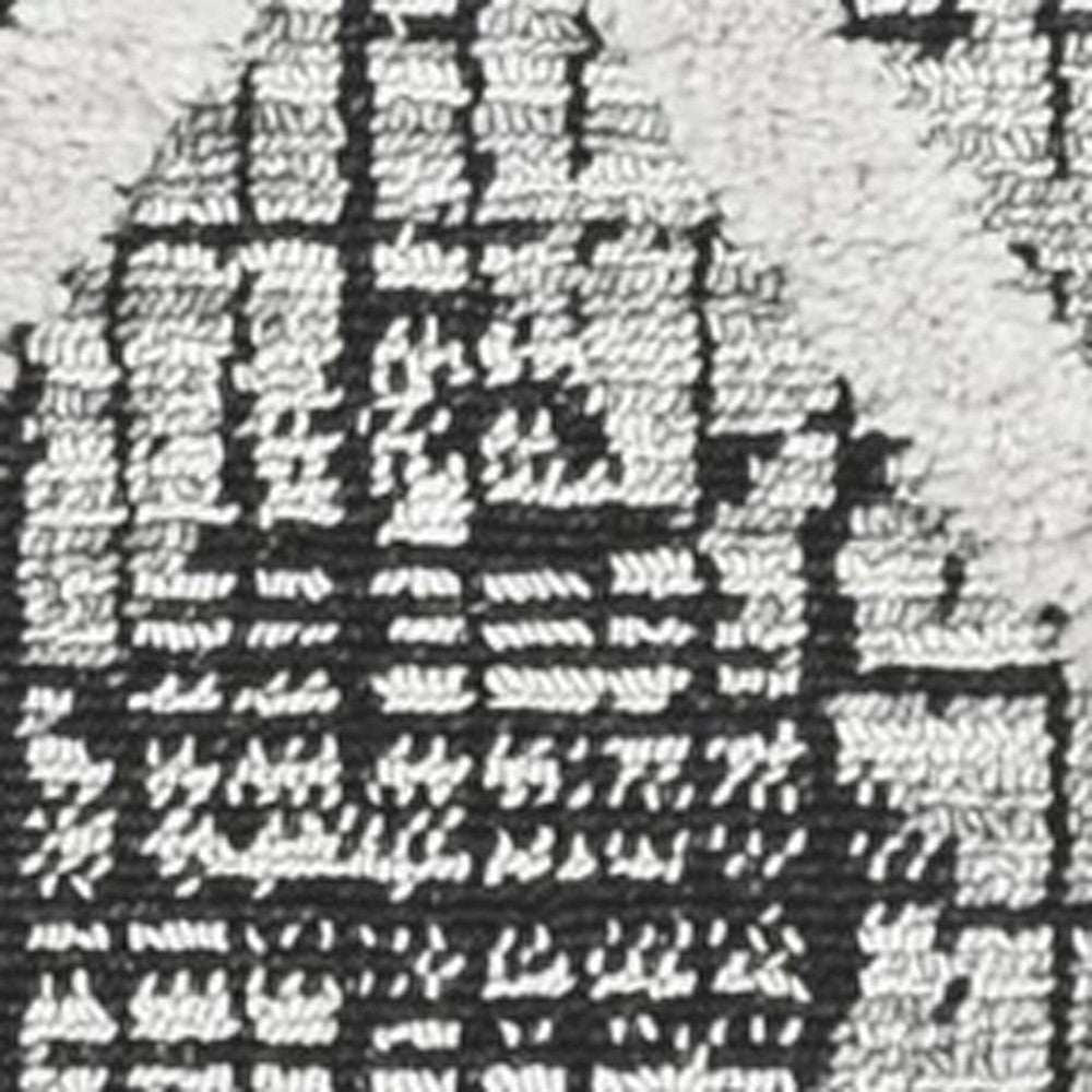 12' X 15' Charcoal Geometric Area Rug - Homeroots - Flyclothing LLC