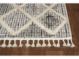 3' X 5' Charcoal Geometric Area Rug - Homeroots - Flyclothing LLC