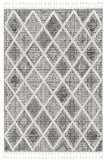 3' X 5' Charcoal Geometric Area Rug - Homeroots - Flyclothing LLC