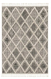94 X 130 Charcoal Polyester Rug - Homeroots - Flyclothing LLC