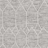 12' X 15' Gray and Ivory Geometric Area Rug - Homeroots - Flyclothing LLC