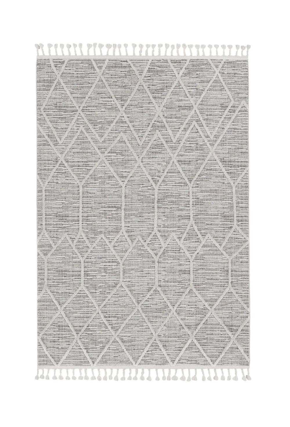 3' X 5' Ivory Geometric Area Rug - Homeroots - Flyclothing LLC