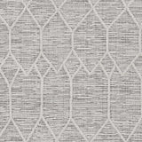 9' X 13' Ivory Grey Machine Woven Geometric Indoor Area Rug - Homeroots - Flyclothing LLC