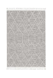 9' X 13' Ivory Grey Machine Woven Geometric Indoor Area Rug - Homeroots - Flyclothing LLC