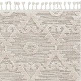 5' X 8' Beige and Ivory Geometric Area Rug - Homeroots - Flyclothing LLC