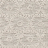 9' X 13' Beige and Ivory Geometric Area Rug - Homeroots - Flyclothing LLC