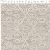 9' X 13' Beige and Ivory Geometric Area Rug - Homeroots - Flyclothing LLC