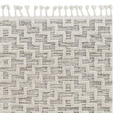 12' X 15' Gray and Ivory Geometric Area Rug - Homeroots - Flyclothing LLC