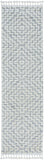 5' X 8' Gray and Ivory Geometric Area Rug - Homeroots - Flyclothing LLC