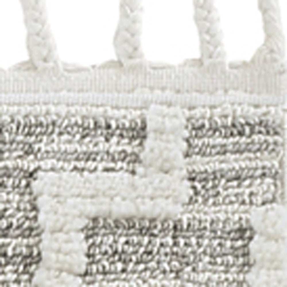105 X 156 Ivory Grey Polyester Rug - Homeroots - Flyclothing LLC