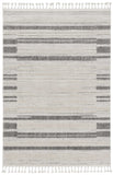 9' X 13' Ivory Grey Machine Woven Abstract Color Block Indoor Area Rug - Homeroots - Flyclothing LLC