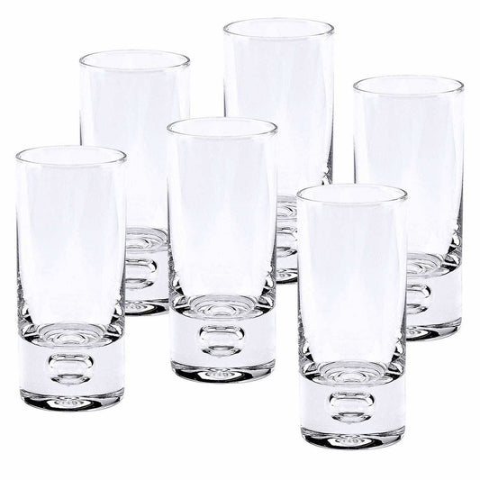 Mouth Blown Crystal 6 Pc Shot Or Vodka Glass Set 3 Oz - Homeroots - Flyclothing LLC
