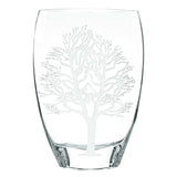 12 Mouth Blown Frosted Crystal European Made Tree Of Life Vase - Homeroots - Flyclothing LLC
