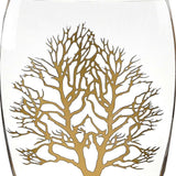 12 Mouth Blown Gold Tree Of Life Vase - Homeroots - Flyclothing LLC