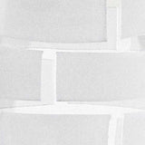 12" Mouth Blown Frosted Crystal European Made Wall Design Vase - Homeroots - Flyclothing LLC