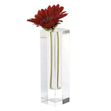 9 Hand Crafted Crystal Square Optical Bud Vase - Homeroots - Flyclothing LLC