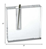 5 Hand Crafted Crystal Bud Vase - Homeroots - Flyclothing LLC