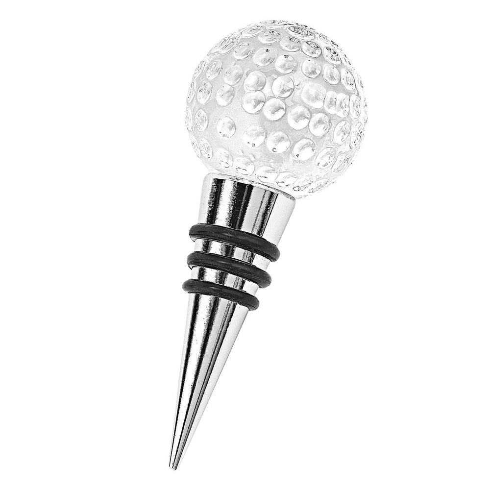 Hand Crafted Crystal Golf Ball Bottle Stopper - Homeroots - Flyclothing LLC