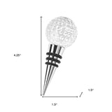Hand Crafted Crystal Golf Ball Bottle Stopper - Homeroots - Flyclothing LLC