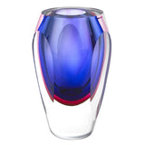 6 Mouth Blown Purple Art Glass Vase - Homeroots - Flyclothing LLC