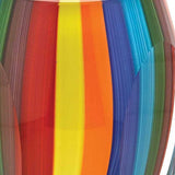 6 Multicolor Art Glass Vase - Homeroots - Flyclothing LLC