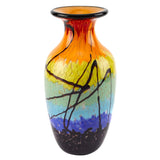 10.5 Mouth Blown Art Glass Urn Shape Decorative Vase - Homeroots - Flyclothing LLC