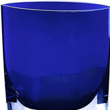 8 Mouth Blown Glass European Made Light Cobalt Vase - Homeroots - Flyclothing LLC