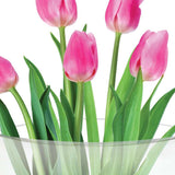 11 Mouth Blown Crystal European Made Pocket Shaped Vase - Homeroots - Flyclothing LLC