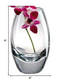 9 Mouth Blown Crystal European Made Vase - Homeroots - Flyclothing LLC