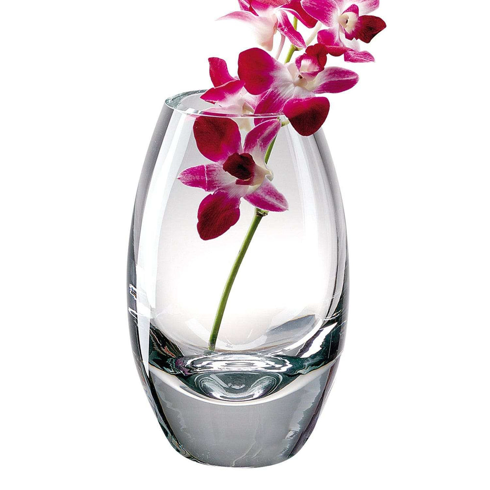 9 Mouth Blown Crystal European Made Vase - Homeroots - Flyclothing LLC