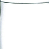11" Clear Mouth Blown Crystal Cylinder Table Vase - Homeroots - Flyclothing LLC
