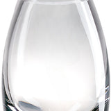 11" Clear Lead Free Crystal Oval Table Vase - Homeroots - Flyclothing LLC