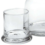 4 X 6 X 7 Clear Glass 2 Pc Glass Bedside Or Desktop Carafe Set 10 Oz - Homeroots - Flyclothing LLC