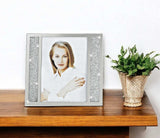 5 X 7 Silver Crystalized Picture Frame - Homeroots - Flyclothing LLC