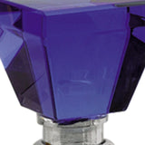 3" Clear Crystal Decorative Bottle Tabletop Sculpture - Homeroots