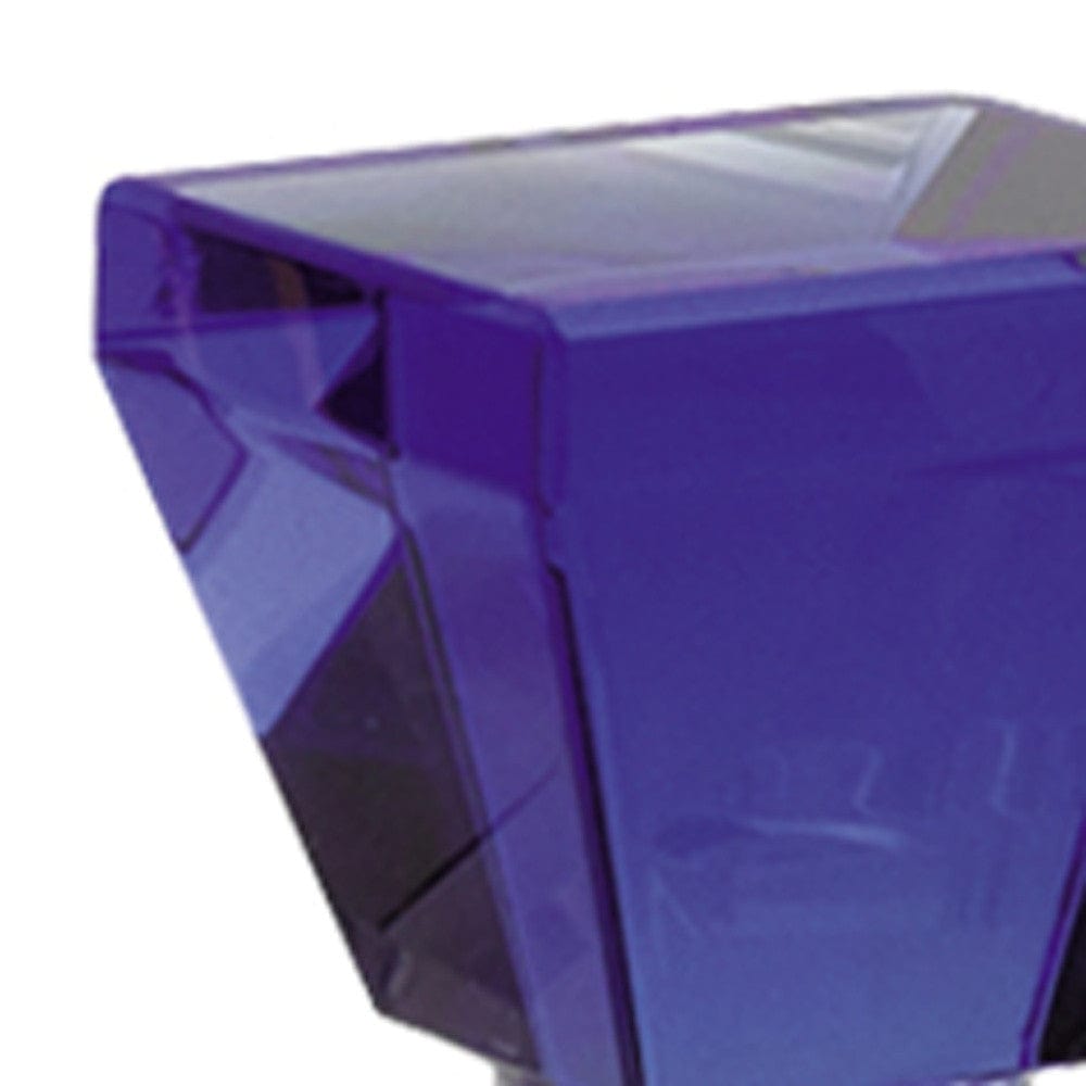 3" Clear Crystal Decorative Bottle Tabletop Sculpture - Homeroots