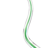 14" Clear Red Blue Yellow Murano Glass Modern Abstract Tabletop Sculpture - Homeroots - Flyclothing LLC