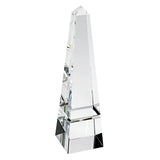 12" Clear Crystal Obelisk Statue - Homeroots - Flyclothing LLC