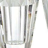 Handcrafted Optical Crystal And Gold Pair Of Salt And Pepper Shakers - Homeroots - Flyclothing LLC