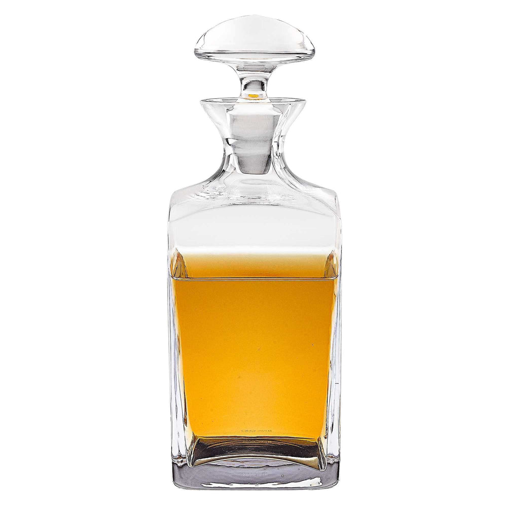 Mouth Blown European Crystal Scotch Or Whiskey Decanter 34 Oz - Homeroots - Flyclothing LLC