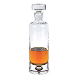 Mouth Blown European Crystal Round Decanter 28 Oz - Homeroots - Flyclothing LLC