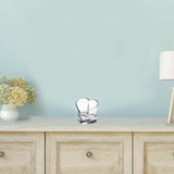 5" Clear Mouth Blown European Crystal Heart Bowl - Homeroots