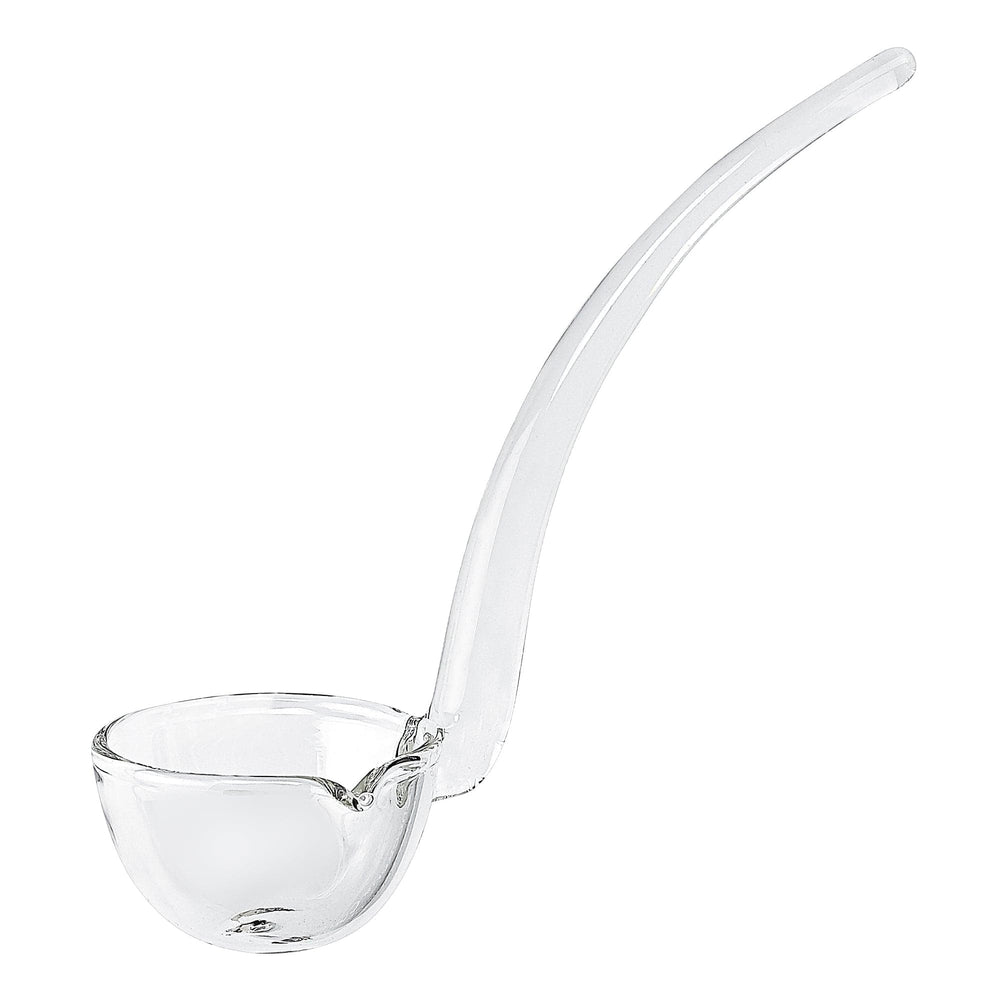 7" Mouth Blown Crystal Gravy Ladle - Homeroots