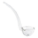 7" Mouth Blown Crystal Gravy Ladle - Homeroots