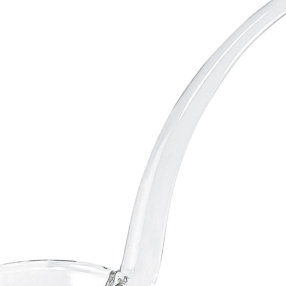 7" Mouth Blown Crystal Gravy Ladle - Homeroots
