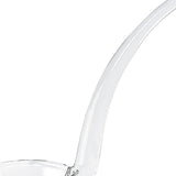 7" Mouth Blown Crystal Gravy Ladle - Homeroots